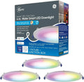 Changing 13 Amazon Lights, Lights, , Wafer Color HD+ (3 CYNC and Full LED YGDU Fixture, Watts, and Reveal with Alexa 4 Smart Works Inches Pack) Downlight LED