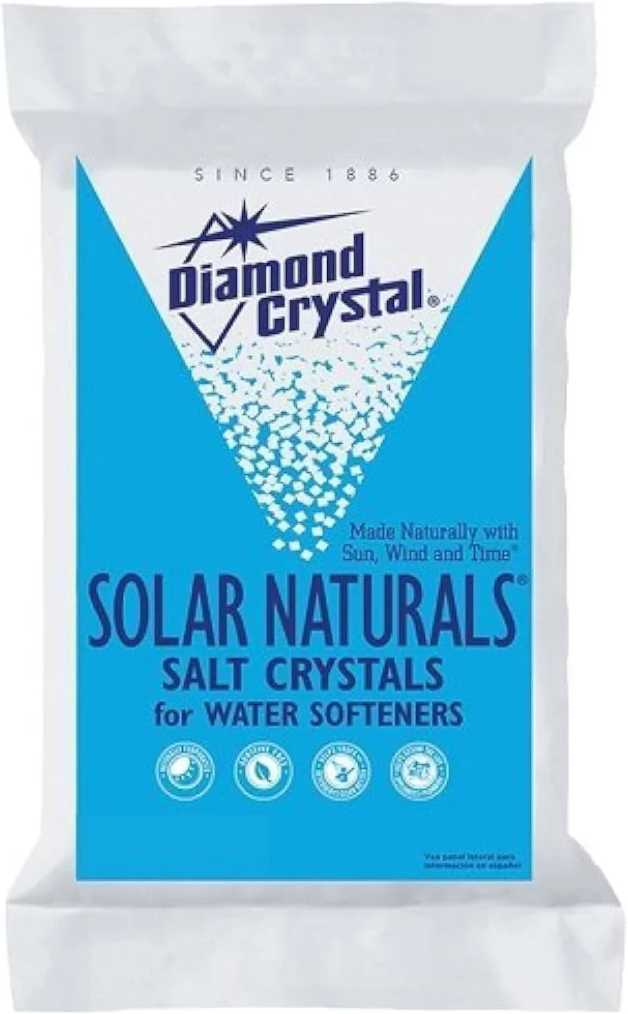 Crystal® Salt Solar 50 liquid for Bag Diamond Softeners Naturals® Crystals lb.