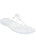 Paris Karl Wylda Lagerfeld Embellished Sandals Womens Thong Flip-Flop