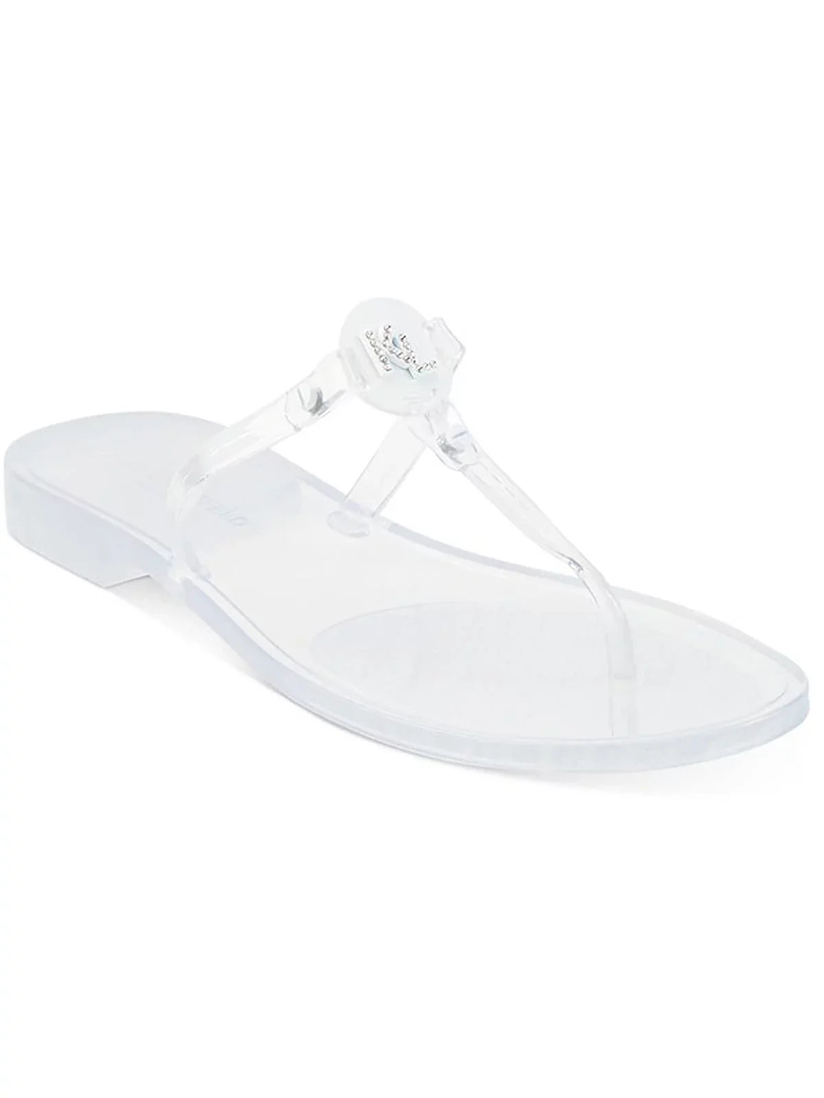 Paris Karl Wylda Lagerfeld Embellished Sandals Womens Thong Flip-Flop