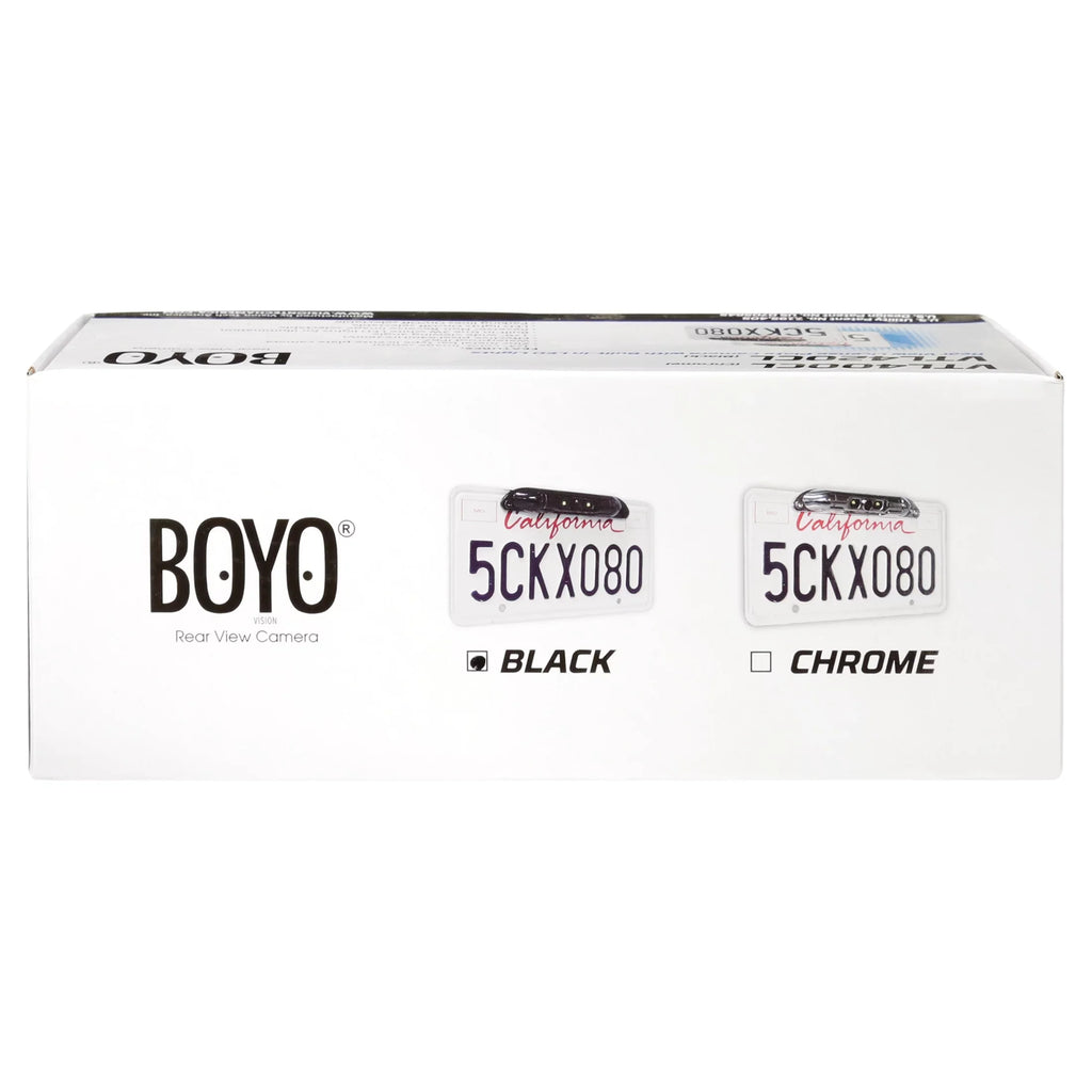 Camera License Backup and Parking LED with BOYO Lights VTL420CL (Black) - Bar-Type Lines Plate