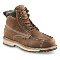 Gear Guide Leather Work Mens Moisture Shoes, Chukka Insoles, Timber Boots Waterproof Ankle Boot Rugged Wicking Pull-On