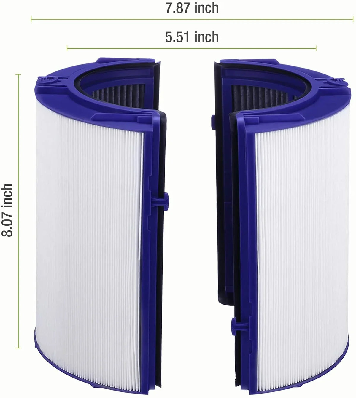 Hometimes Replacement Filter For Dyson Hp06 Tp06 Ph01 Ph02 Hp07 Tp07 Hp09 Tp09 Air Purifiers,H13 Hepa Filter Comprehensive For Dyson Pure Cool Hot Air Purifier, Part # 970341-0