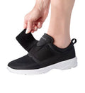 Seniors, Black 6, Wide Lightweight for Walker Shoes Easy Women’s