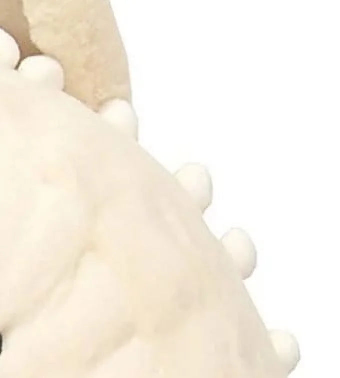 Heritage Kids Kitty Figural Bean Bag, Off-White Polyester