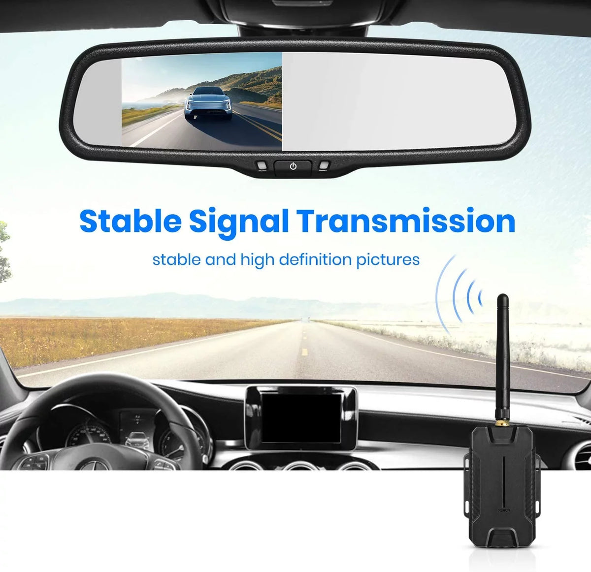 Rear Night Look View Mirror Camera Camera Wireless Oem System Car (T1400U) Backup Camera for Super for Reversing Auto-Vox Backup Trucks, Vehicles Vision