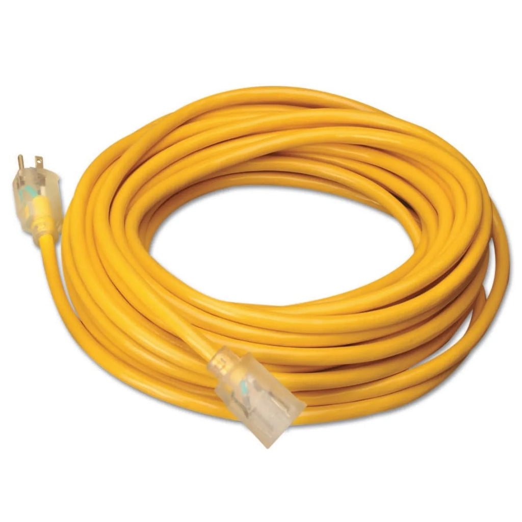 Lighted exterior 25-Foot Cable 02587 End, Coleman 12/3 Extension Cord with Vinyl