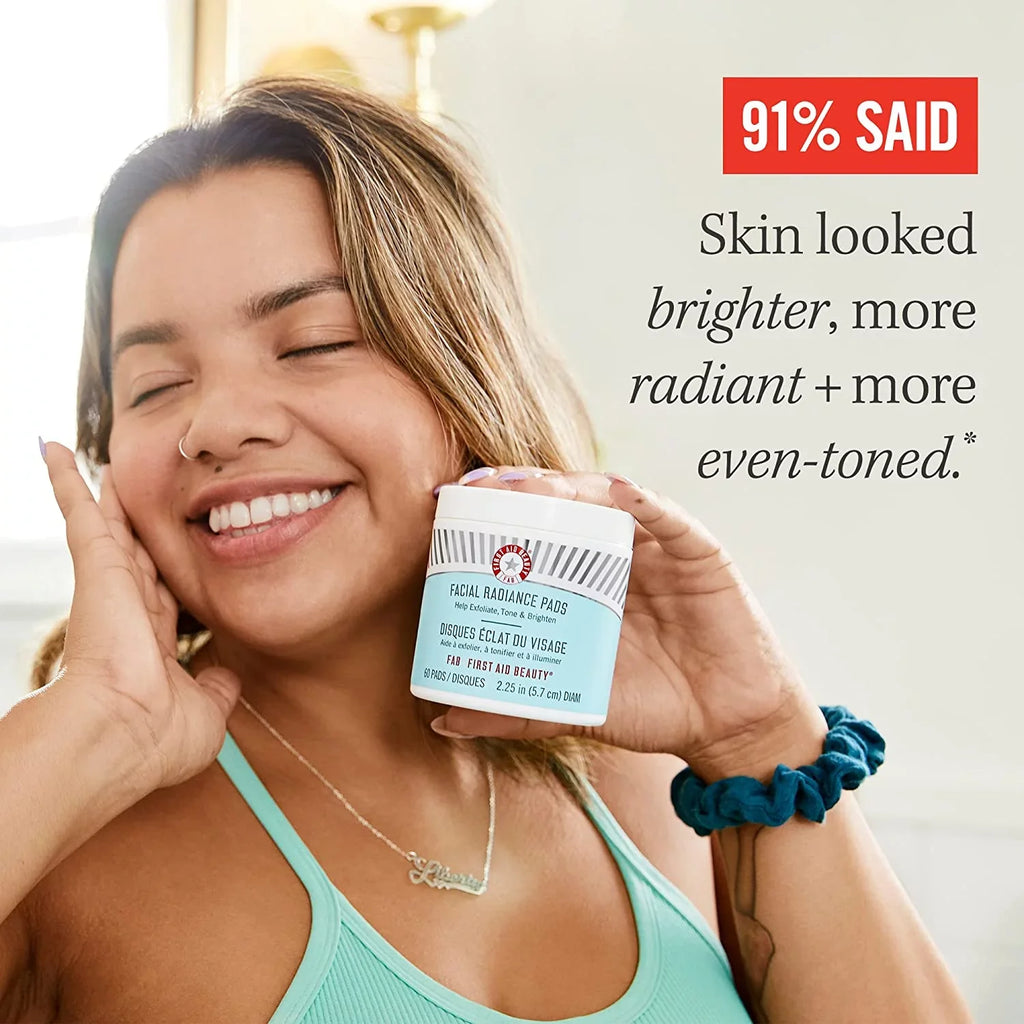 60 First Pads Facial Pads Radiance Aid Beauty