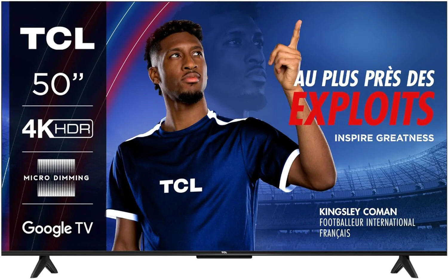 Tcl Bezpośredni Telewizor Led 50V6C 50" 4K Hdr Smart Tv Z Google Tv (Dolby Audio, Motion Clarity, Kompatybilny Z Google Assistant Alexa)(V6B/4K Uhd/50