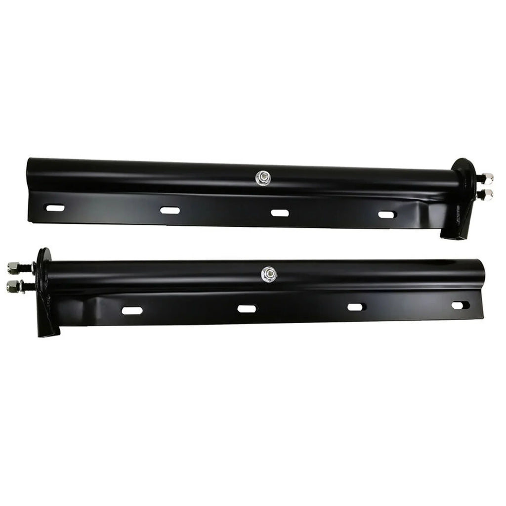 Spring Black Semi Straight for Bolt POWERWORKS Mudflap 1-1/8" Trucks Spacing 30" Mud Flap Hanger Holder Bracket Loaded Set Length
