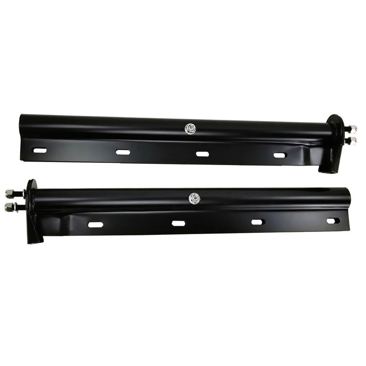 Spring Black Semi Straight for Bolt POWERWORKS Mudflap 1-1/8" Trucks Spacing 30" Mud Flap Hanger Holder Bracket Loaded Set Length