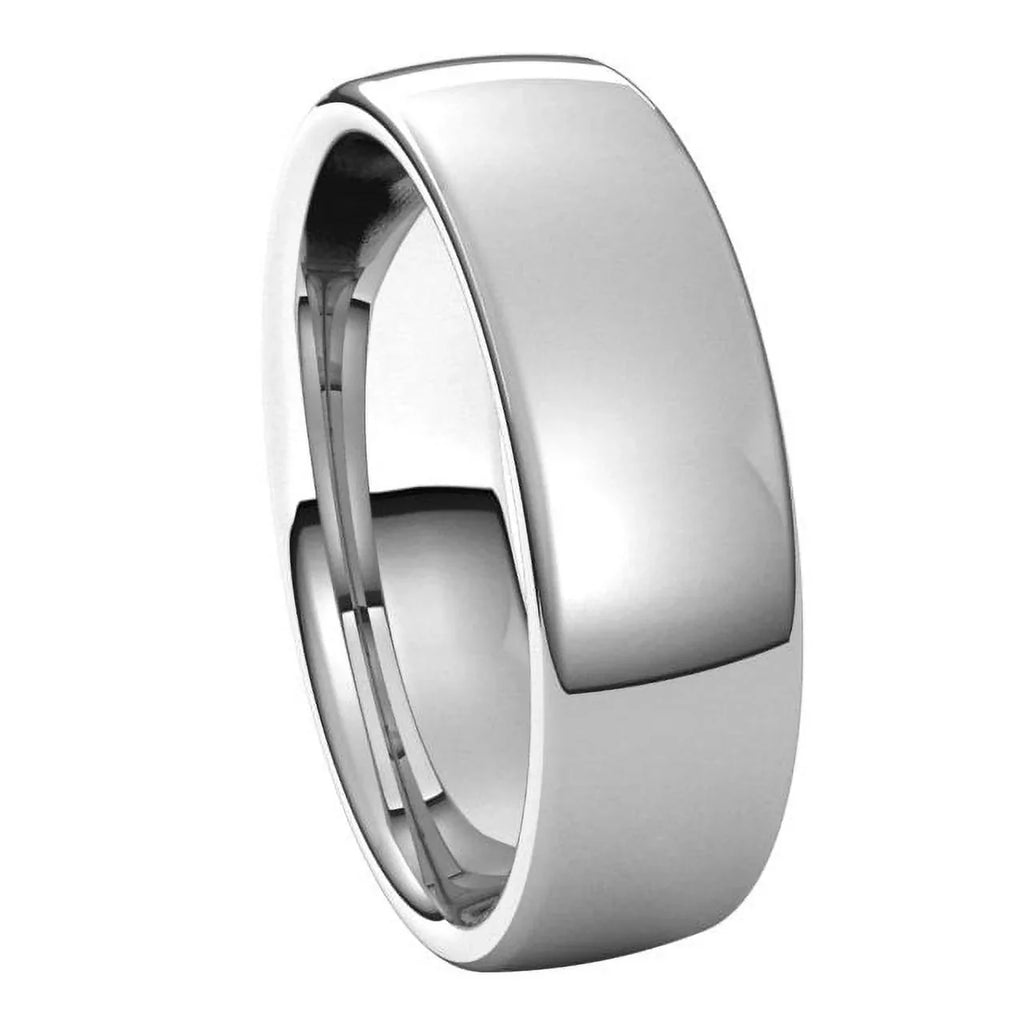 14K X1 White 6 Mm European Band Size 11 E11:1054:P
