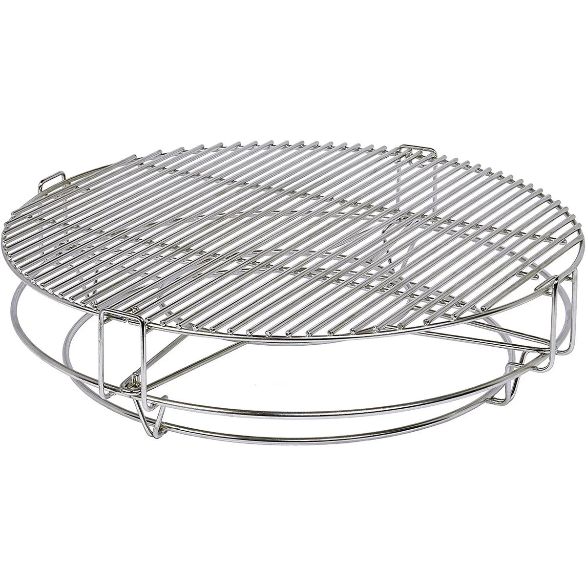 Drip Holder exterior & Pan Stainless Divide Steel Big Joe Joe for Kamado Conquer