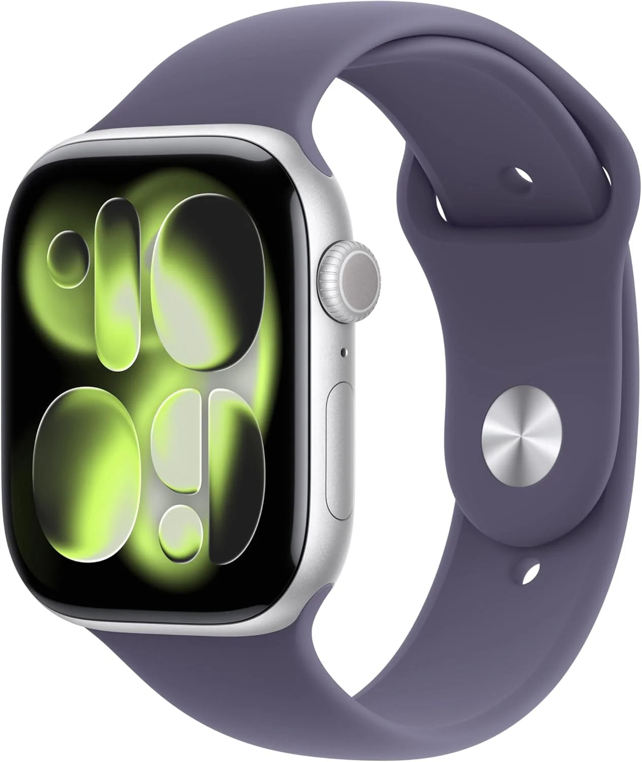 Apple Watch Series 11 Gps 42 Mm Smartwatch, Koperta Z Aluminium Kolor Niedościgniona Czerń, Pasek Sportowy Kolor Czarny - S/M. Wynik Snu, Monitor Fitn