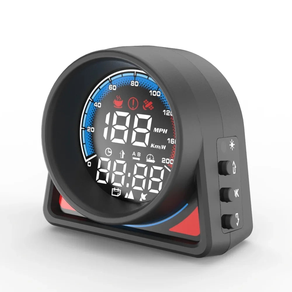 Head-Up Alarm, Driving Truck, Car, Reminder and Fatigue for - GPS RV, with Display SUV Speedometer Overspeed Digital Display, Multifunctional Car KMH/MPH, LED