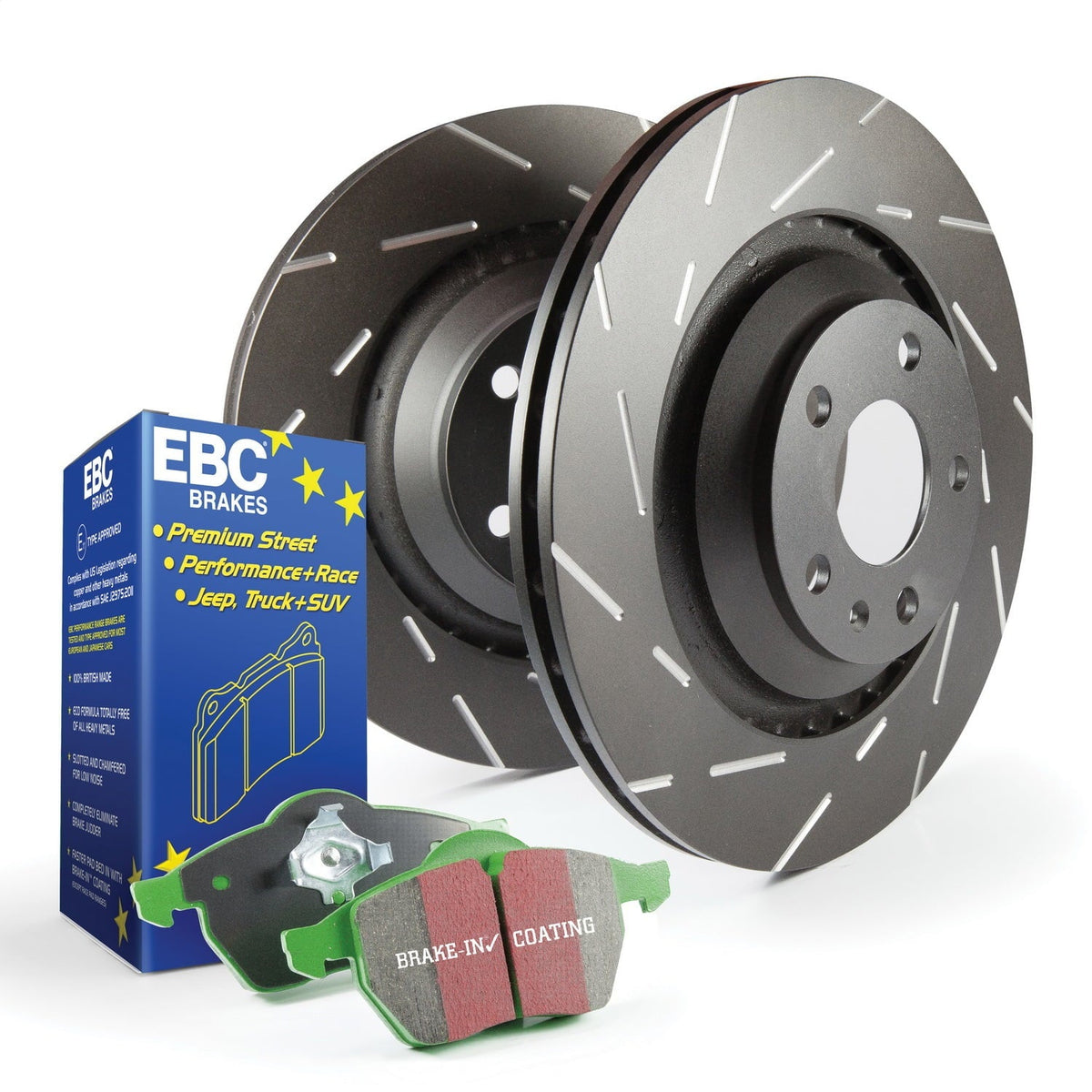 Ebc Brakes S2Kf1133 S2 Kits Greentuff 2000 And Usr Rotors