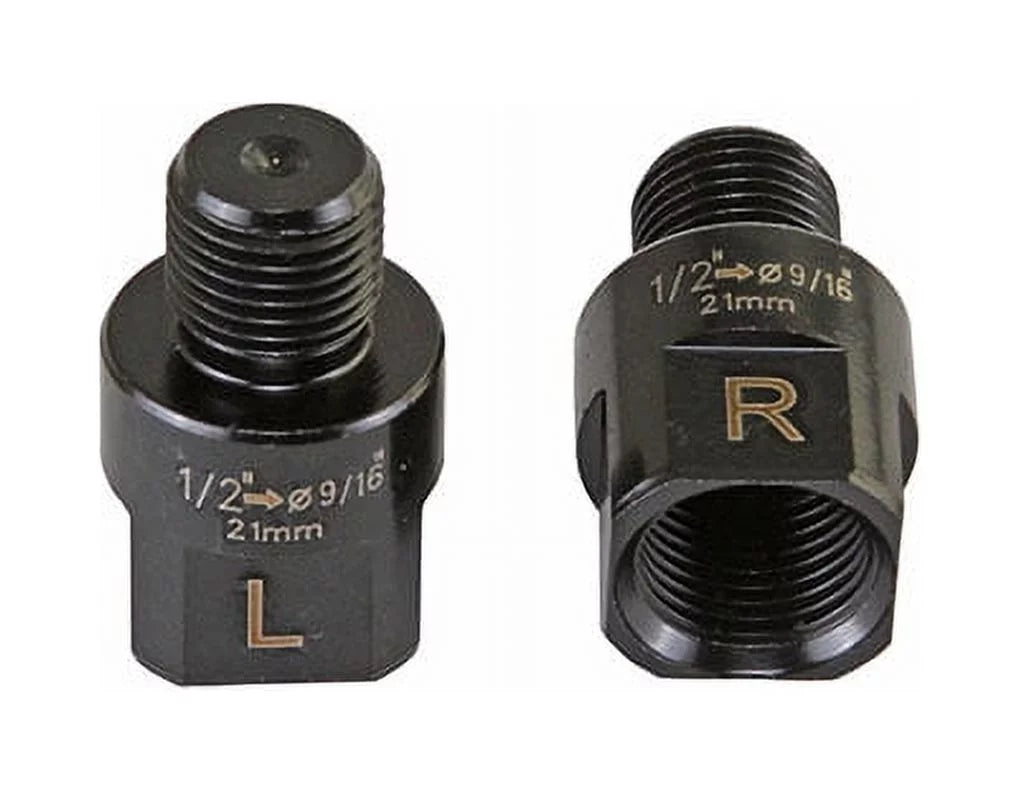 Bike Cranks Pedals 9/16" Bicycle Alta & Fits Pedal Adapter 1/2"