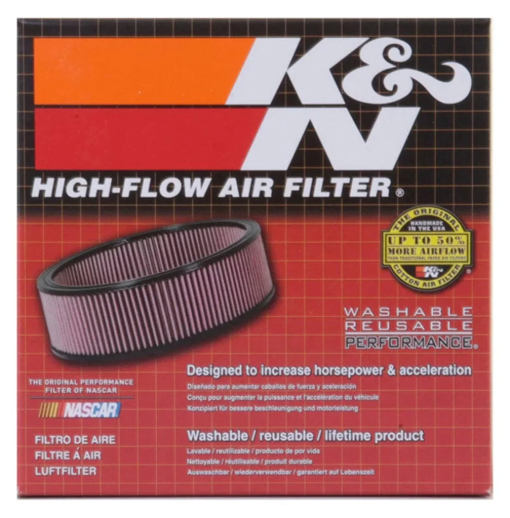 Kn Universal Custom Air Filter - Round 1.625In Flange / 1.625In Id / 2.75In Overall Height
