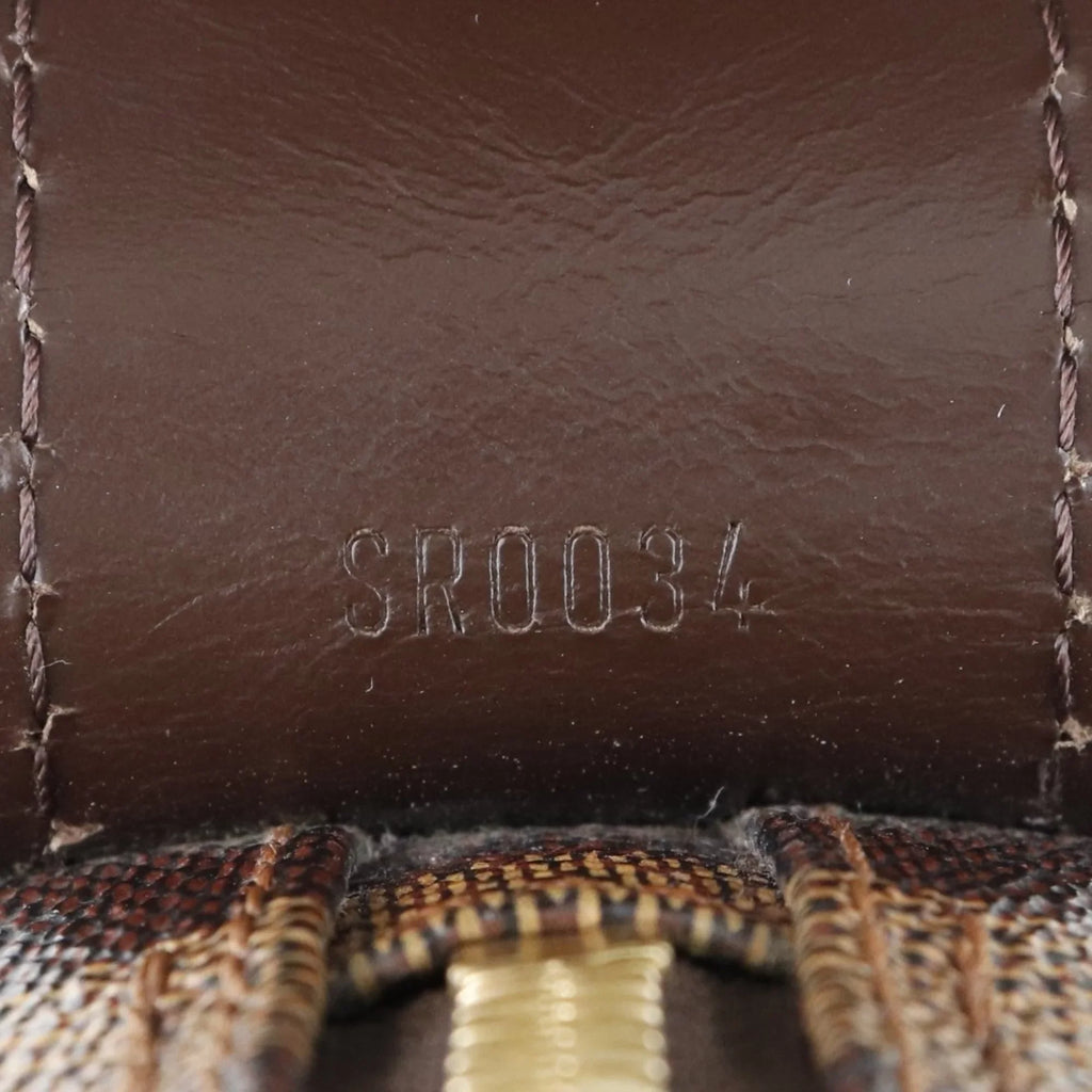 Used Louis Vuitton Louis Vuitton Naviglio N45255 Damier Canvas Brown Sr0034 Unisex Shoulder Bag (Fair)