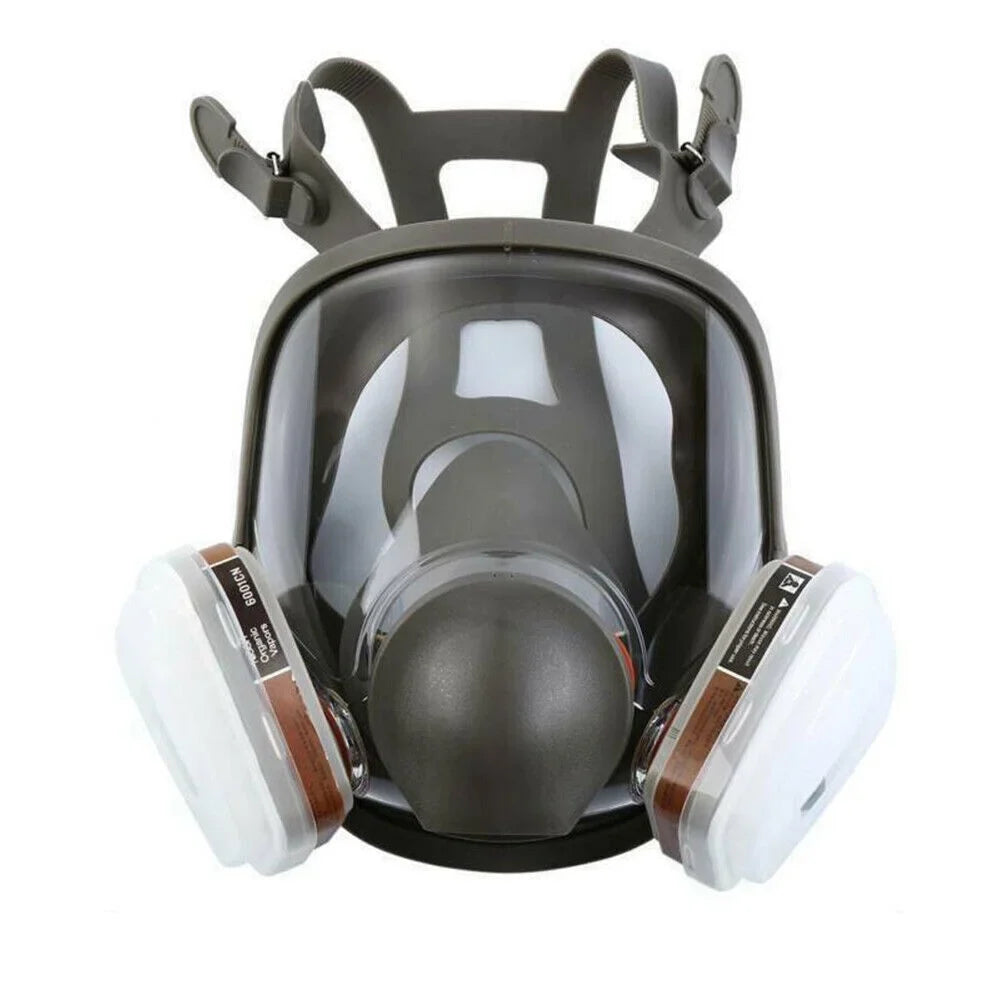 for Facepiece Face Mask Painting Spraying w/Filters Set Gas Full Respirator 6800