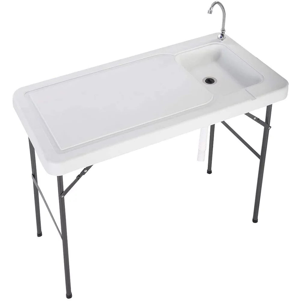 Modern Home Portable Folding Outdoor Fish Fillet Table For Cleaning/Cutting