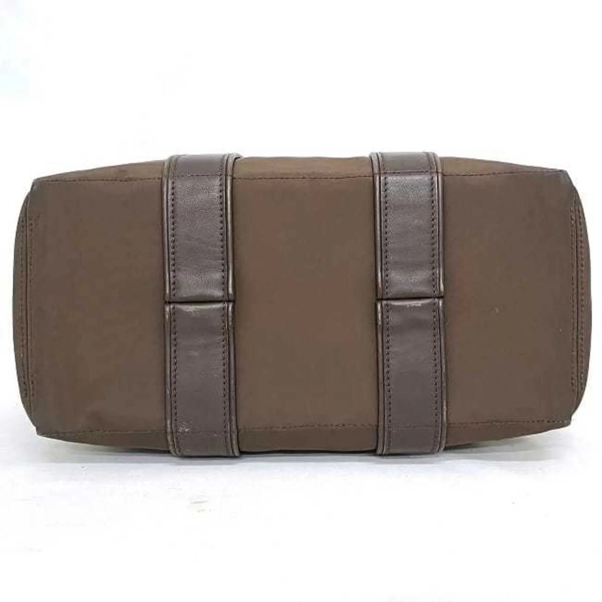 Second-Hand Hermes Tote Bag Acapulco Pm Brown Silver Handbag Nylon Leather Hermes Women'S (Fair)