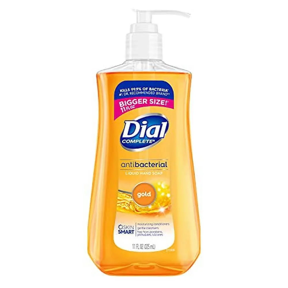 4) Gold, Hand of Liquid 11 Dial fl Soap, oz (Pack Antibacterial Complete