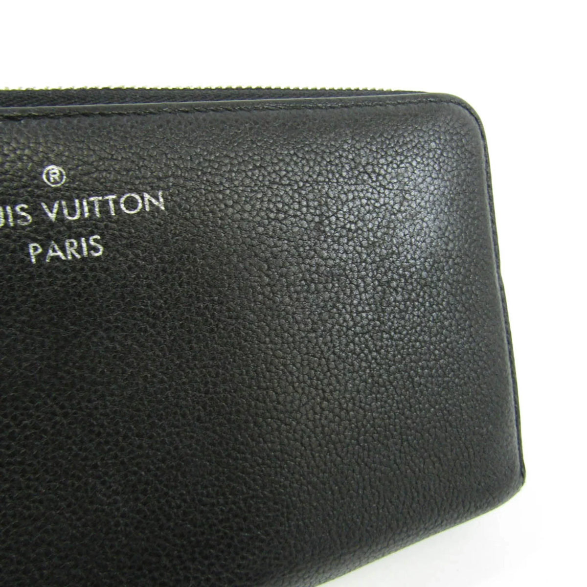 Pre-Loved Louis Vuitton Portefeuille Comet M60146 Women'S Veau Cachemire Leather Long Wallet (Bi-Fold) Noir (Good)
