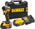 Dewalt Impacto Compacto Sin Escobillas Xr 18V 1/4" 205Nm Con 2 Baterie Li-Ion 5Ah Y Maletín Tstak, Dcf850P2T-Qw