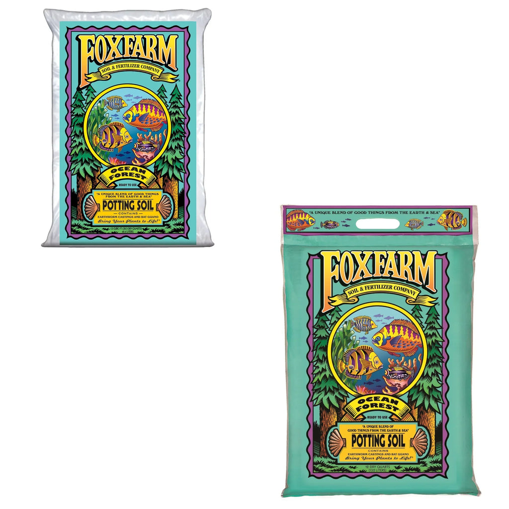 Foxfarm Potting Soil Mix, 40Lbs. & Foxfarm Organic Potting Soil Mix, 11.9Lbs