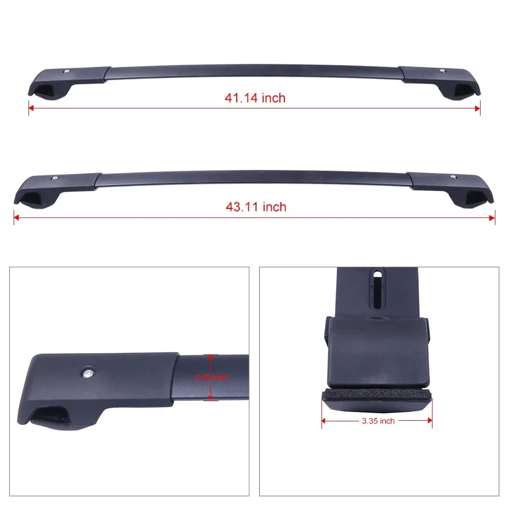 For 2018-2019 Subaru Impreza / Forester Crosstrek Roof Rack Cross Bar Set Cargo