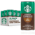 & (12 Cream, To Drink Cans Starbucks Vary) Espresso Ready Coffee, 6.5Oz (Packaging May Pack)