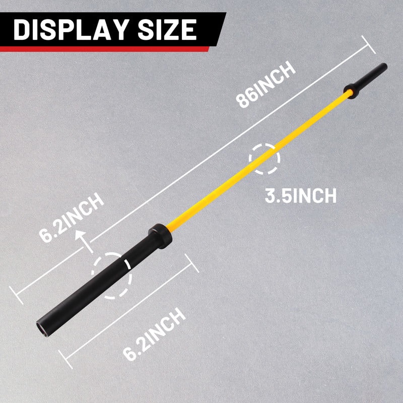 Weights Barbells,1000 Barbell Solid POUND Lifting Power Hard Lifting Chrome Olympic Chrome Bar Yellow
