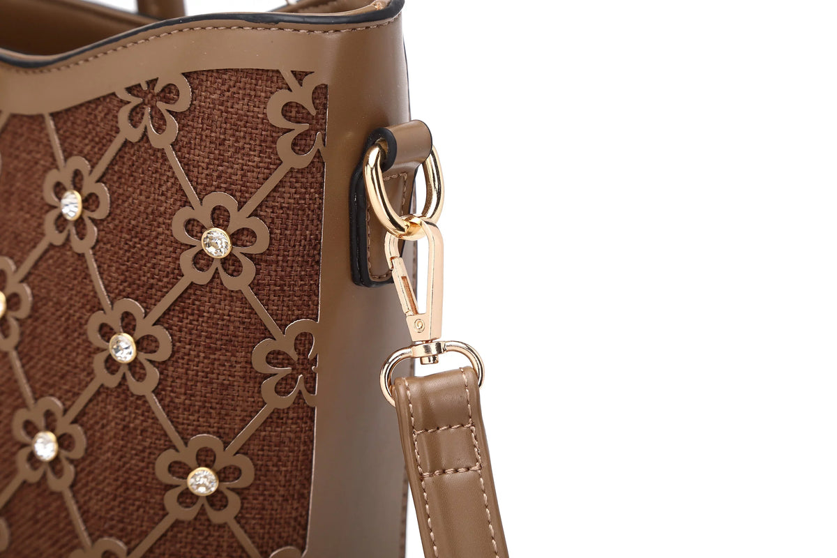 & Wildflower Work Tote 3D Travel