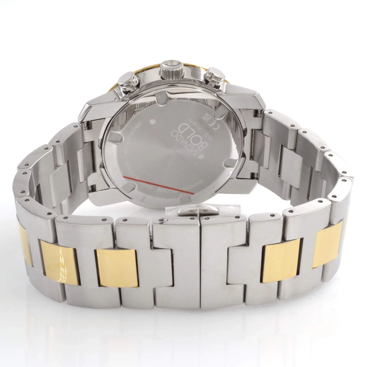Men's Silver Movado Watch 3600432 Dial Bold Chronograph