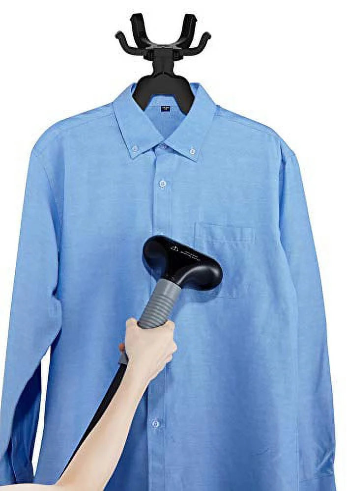 Garment Swivel Steam and Multi-Hook Standing Full-dimension Black GS34-BJ Settings, SALAV with 360 4 Hanger 1500W Steamer