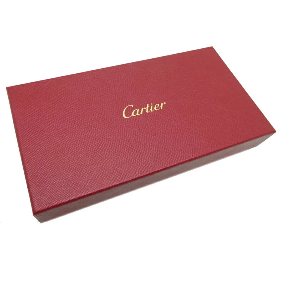 Used Cartier Mastline Long Wallet Women'S Leather Bordeaux (Red) (Good)