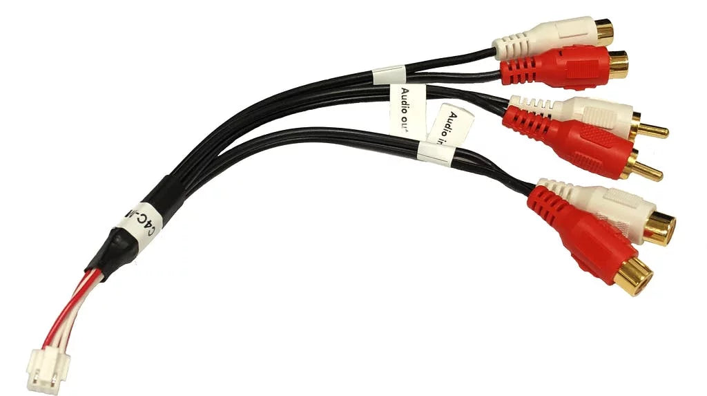 for VRFCH-75U Crux Vehicles Interface Front Integration View + A/V 2 with select Jeep Inputs Systems Uconnect