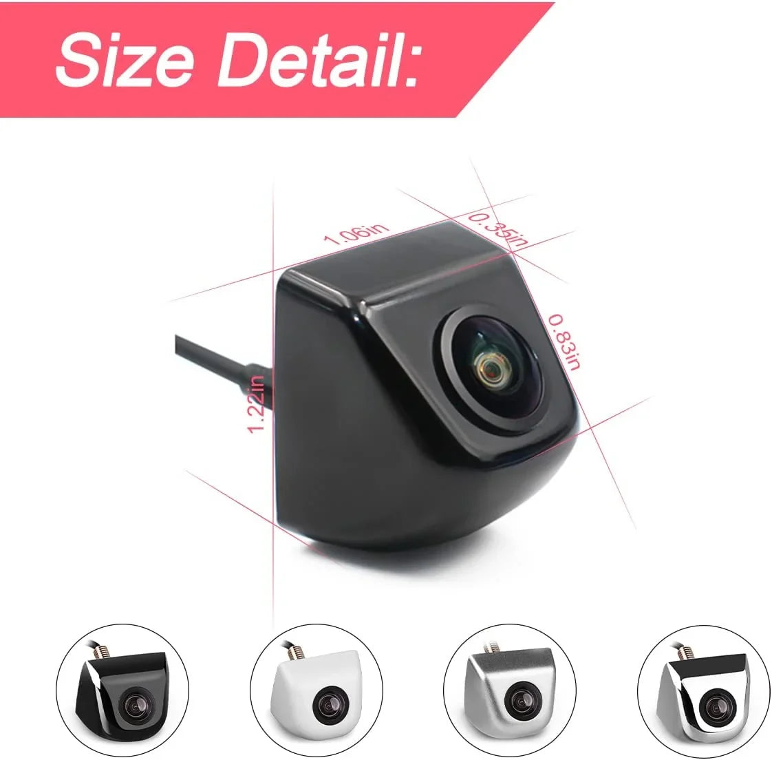 Super HD View Vision Guideline, Image Camera Car, Car for 960x720 Moveable Waterproof Backup Rear Camera Night with