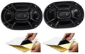 (2) Polk Audio Db692 6X9" 450 Watt Car Atv/Motorcycle/Boat Speakers + Rockmat