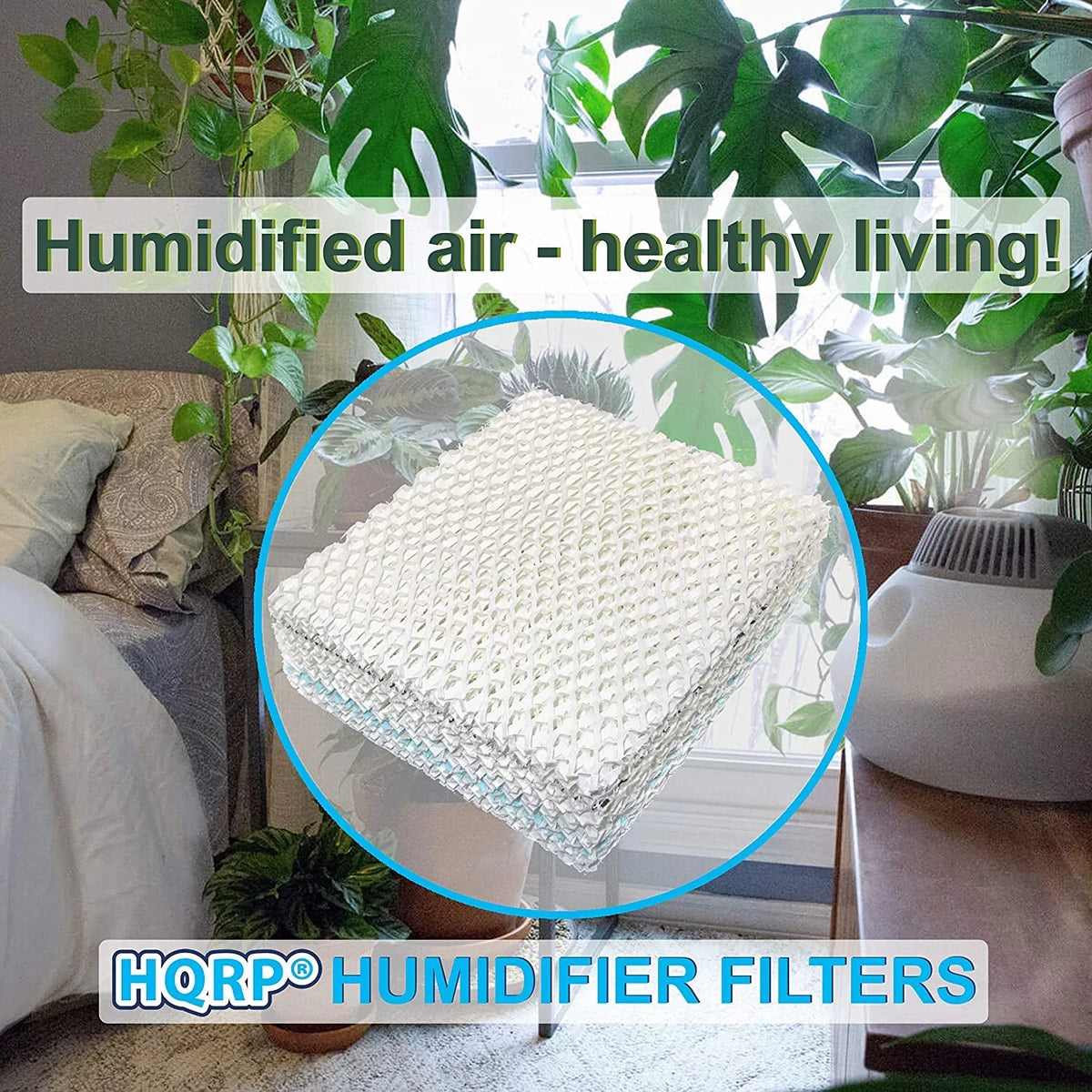Essick 2-pack for HQRP 831000 826000, SS390DWHT, Air Humidifiers Evaporative 821000, Bemis Wick 826900, 826800, 826600, AIRCARE 821001, Filter Replacement