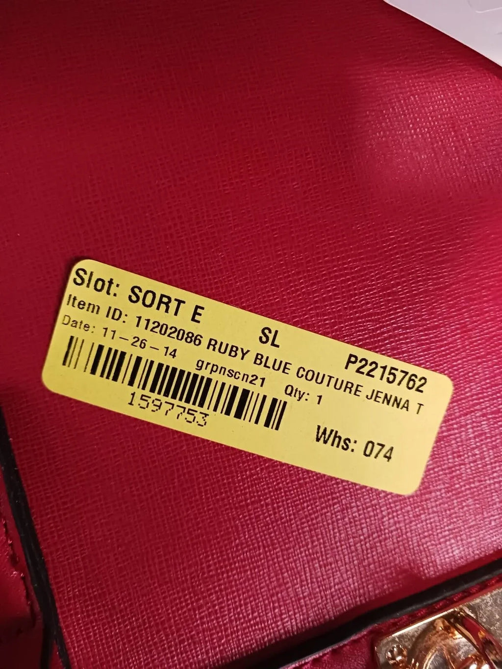 Ruby Cerulean Couture Women'S Jenna Tote Bag Red