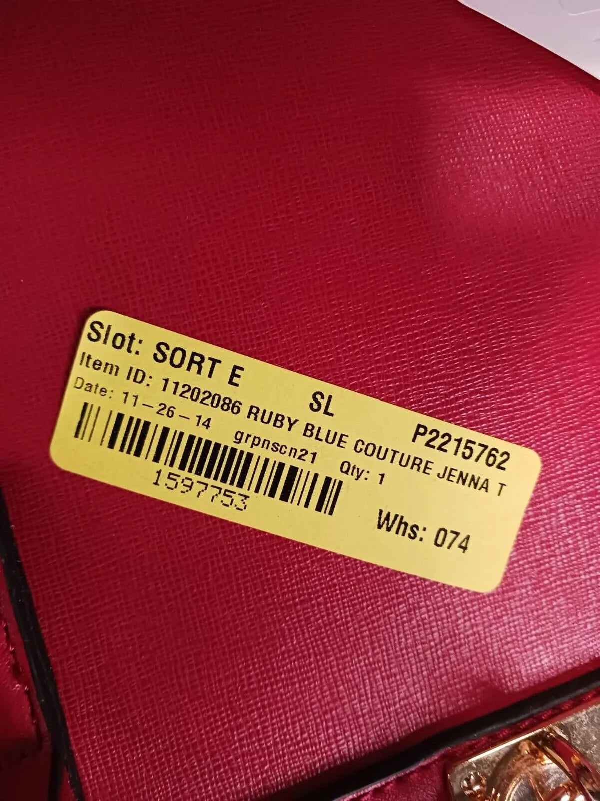 Ruby Cerulean Couture Women'S Jenna Tote Bag Red