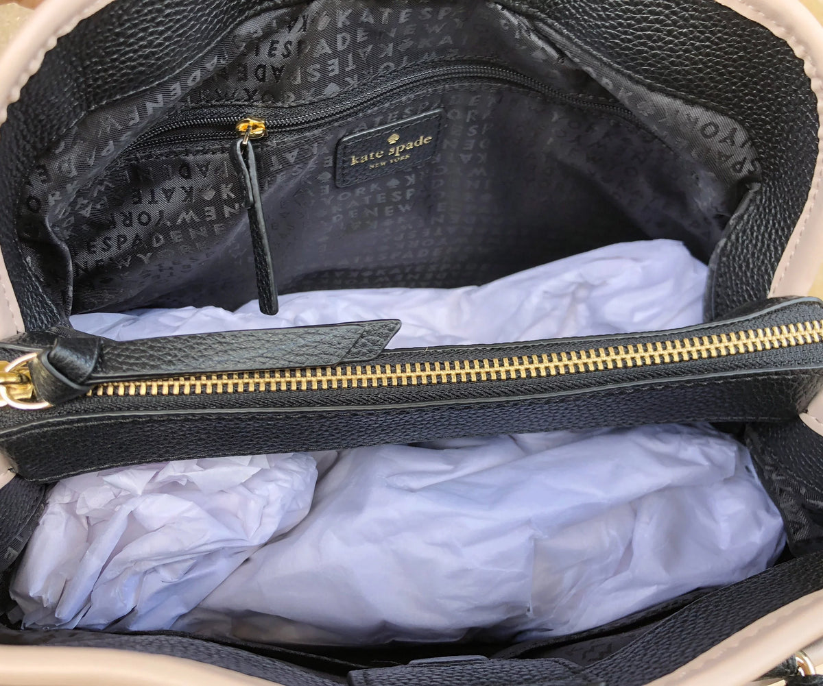 Tassel Crossobody Evangelie Black Satchel Place Kate Ward Bag Spade