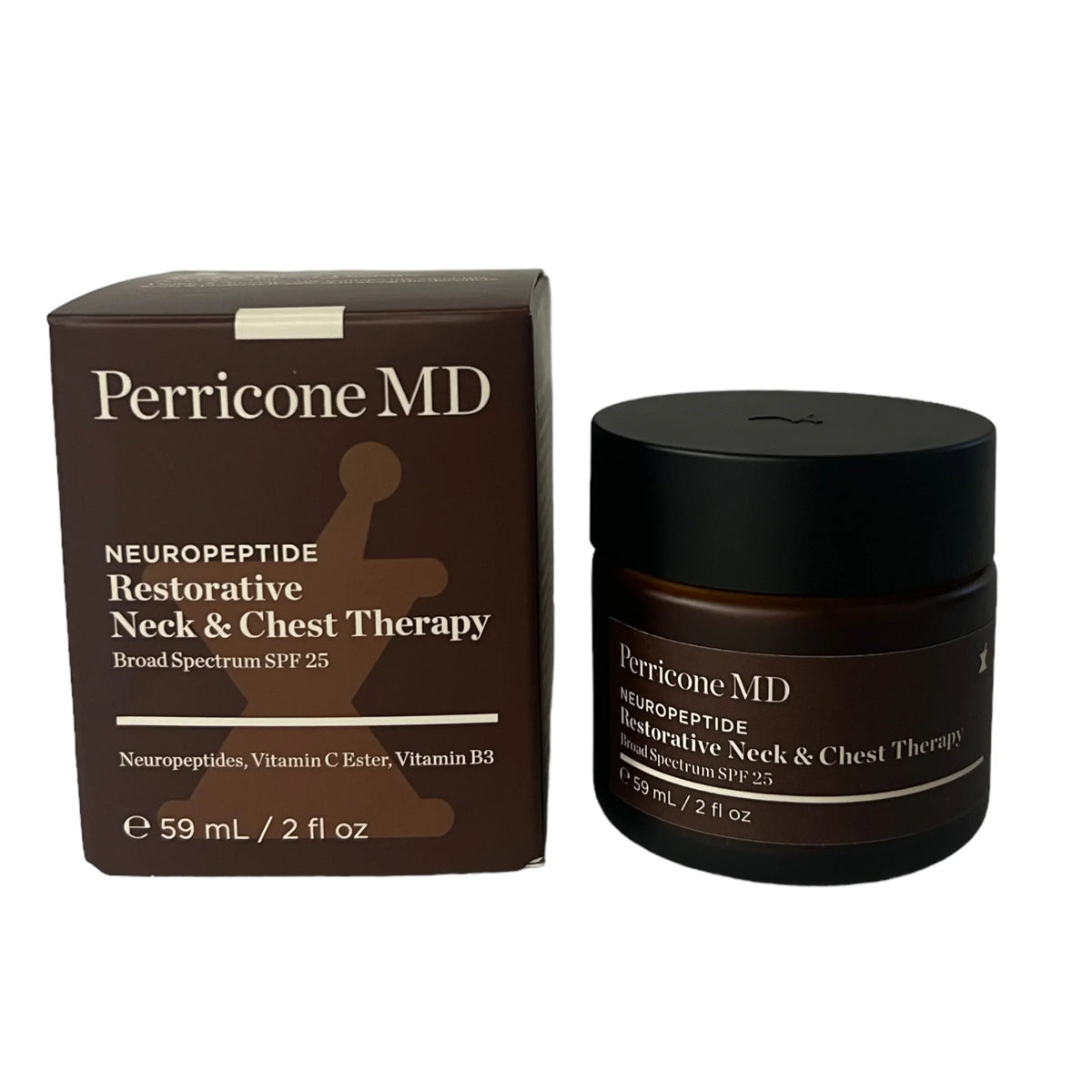 SPF Therapy 25 Restorative Chest oz Neuropeptide Perricone MD fl Neck 2 &