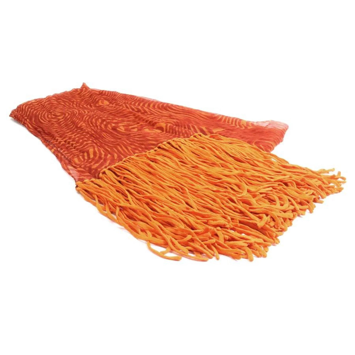 Second-Hand Hermes Hermes Scarf Silk Orange Ladies E55906A (Good)