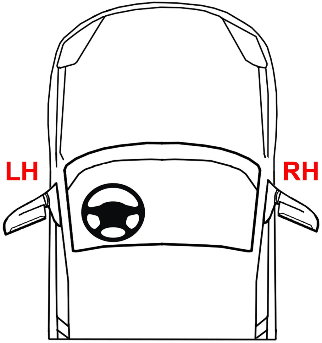 Mirror Compatible With 2006-2008 Lexus Rx400H 2007-2009 Rx350 Left Driver Side Heated Paintable Kool-Vue
