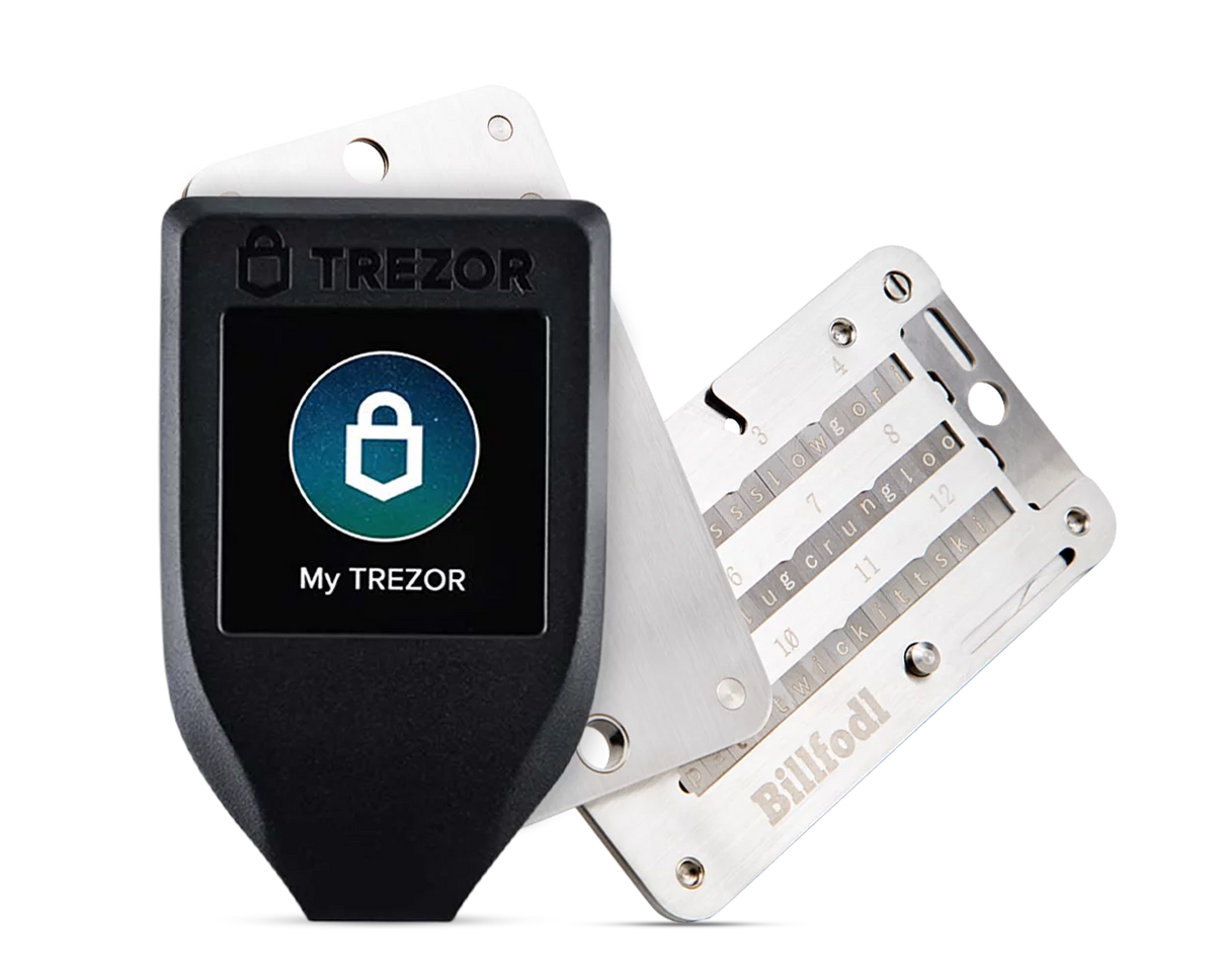 Pack T + Model Trezor Billfodl
