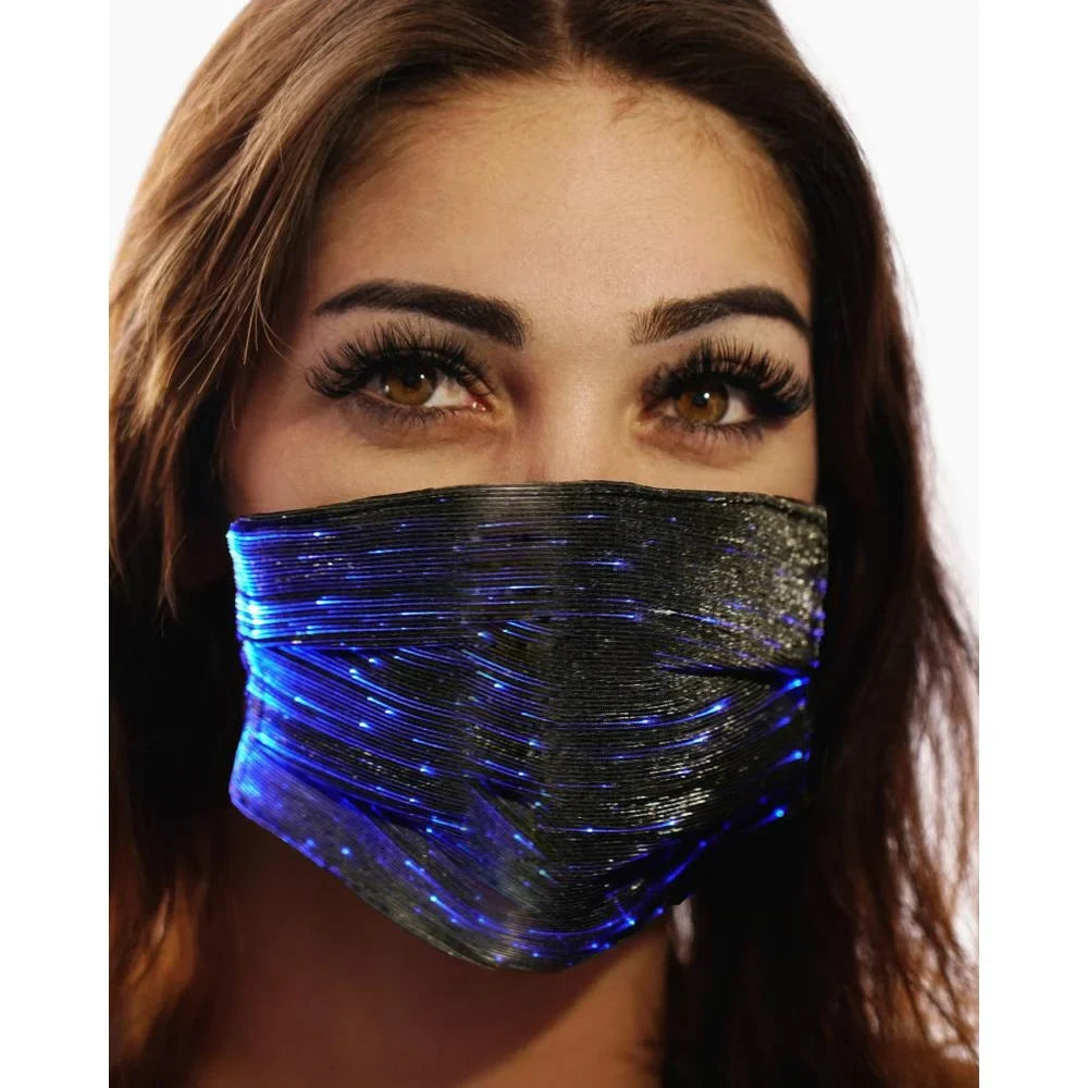 Western Fashion Inc. Led Party Mask - Black 106332