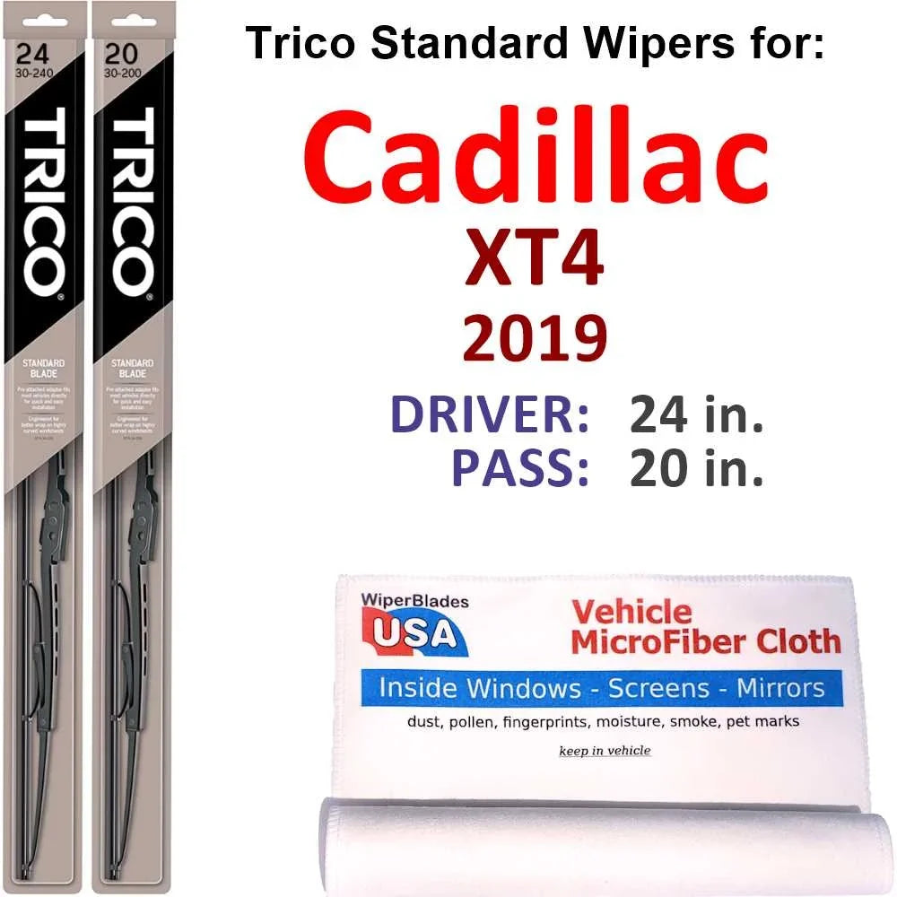 2019 Cadillac Xt4 Wiper Blades (Set Of 2)
